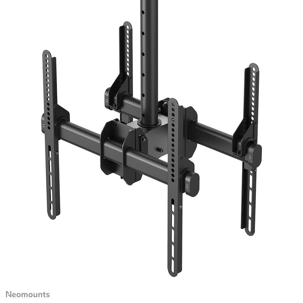 Neomounts NM-C440DBLACK Soporte de techo para doble monitor/TV 32-60" - alt. 56-91 cm